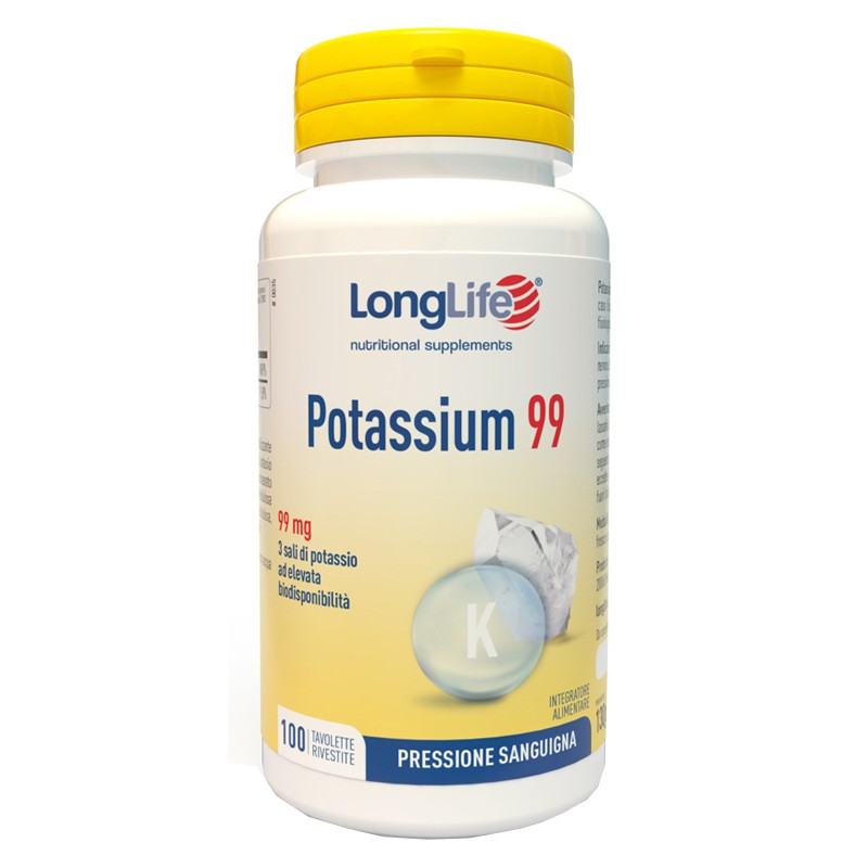 LONGLIFE POTASSIUM 99 100 TAVOLETTE