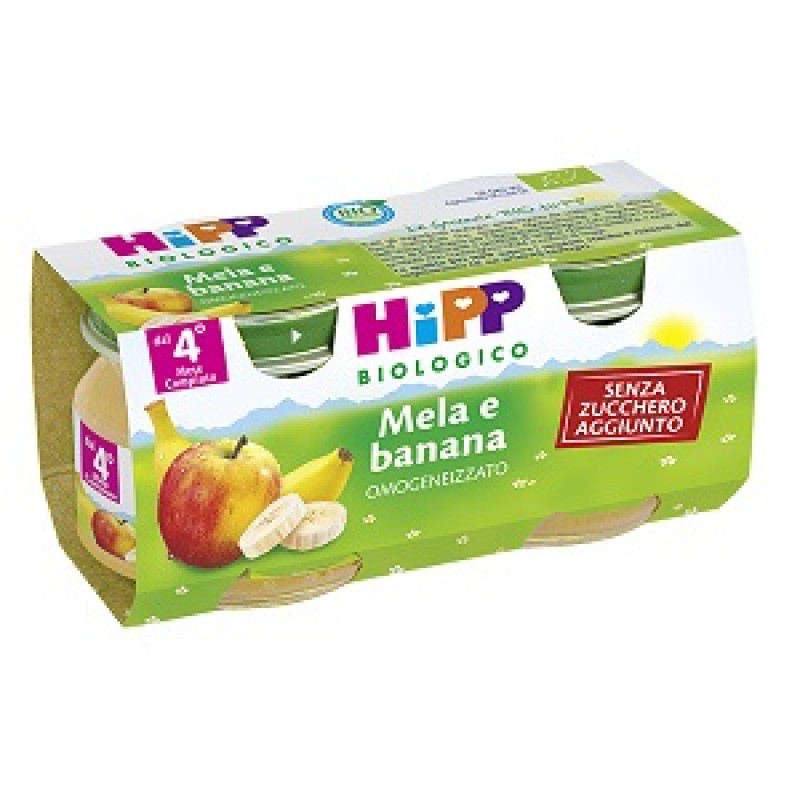 HIPP BIO HIPP BIO FRUTTA GRATTUGGIATA MELA BANANA 4X100 G