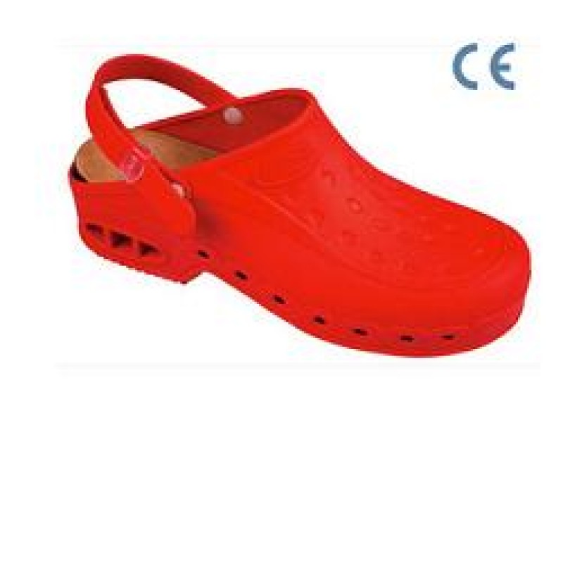 NEW WORK FIT B/S TPR UNISEX RED REMOVABLE INSOLE ROSSO 35