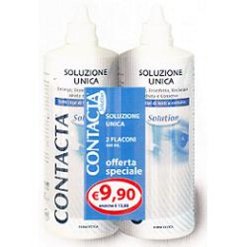 SOLUZIONE PER LENTI A CONTATTO CONTACTA 2 PEZZI 360 ML