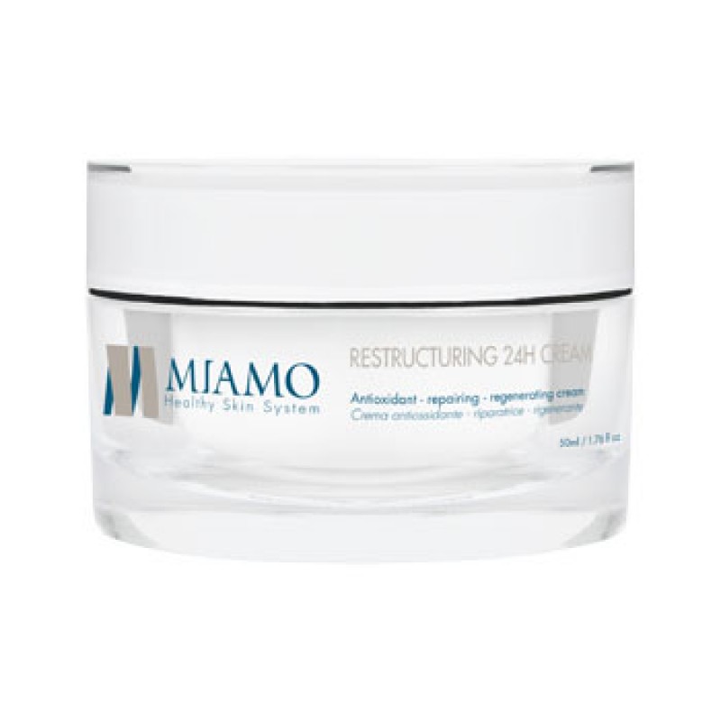 MIAMO LONGEVITY PLUS RESTRUCTURING 24H CREAM 50 ML CREMA ANTIOSSIDANTE RIPARATRICE RIGENERANTE