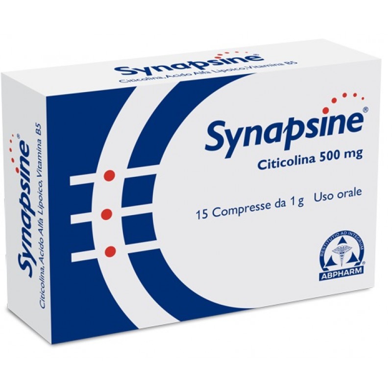 SYNAPSINE BLISTER 15 COMPRESSE ASTUCCIO 15 G