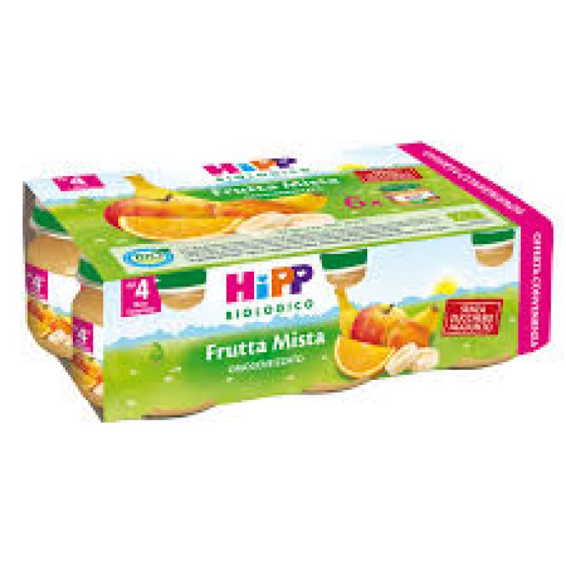 HIPP BIO OMOGENEIZZATO FRUTTA MISTA 100% 6X80 G