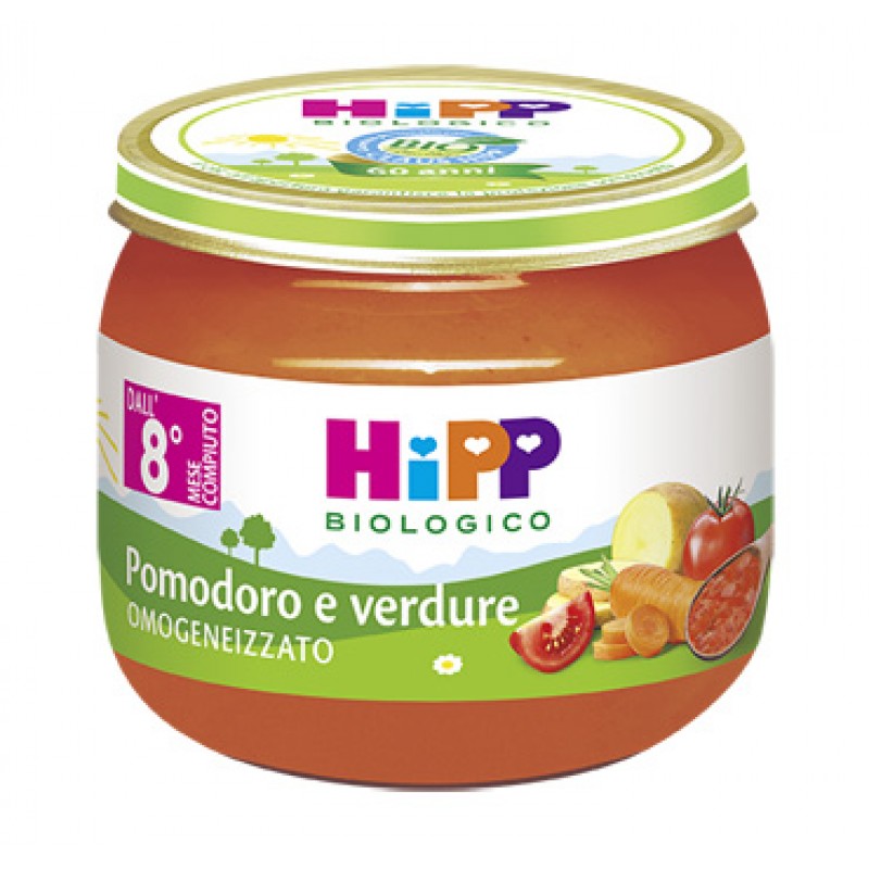 HIPP BIO HIPP BIO OMOGENEIZZATO SUGO POMODORO VERDURE 2X80 G