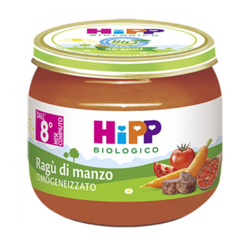 HIPP BIO HIPP BIO OMOGENEIZZATO SUGO RAGU' DI MANZO 2X80 G