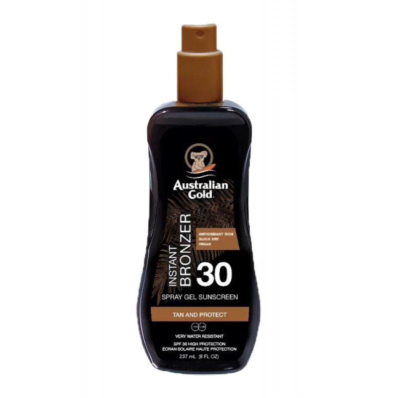 AUSTRALIAN GOLD SPF30 SPRAY GEL BRONZER 100 ML