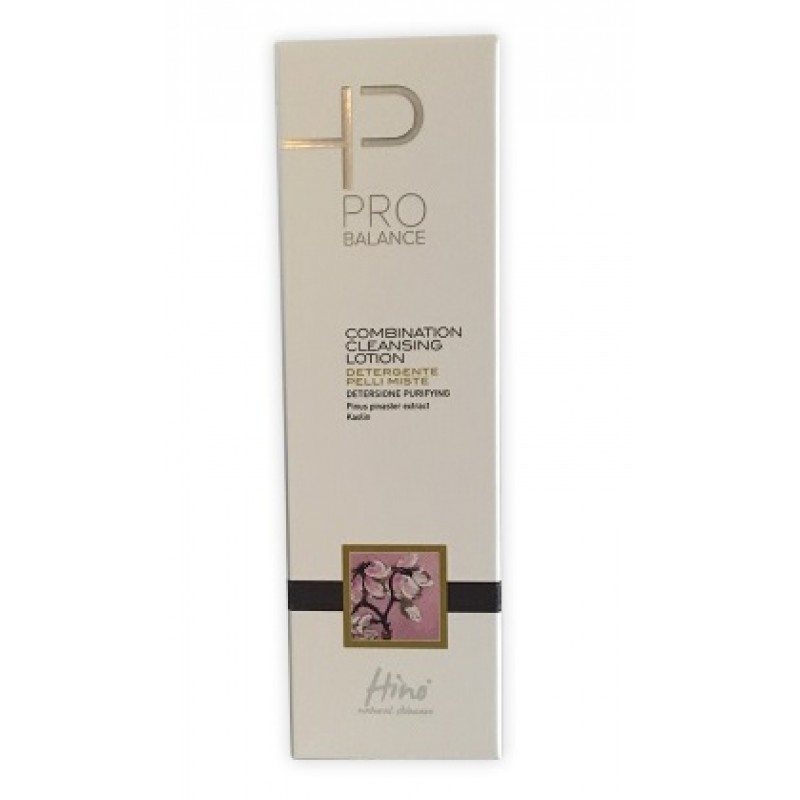 HINO NATURAL SKINCARE PRO BALANCE COMBINATION CLEANSING LOTION DETERGENTE PELLI MISTE 200 ML