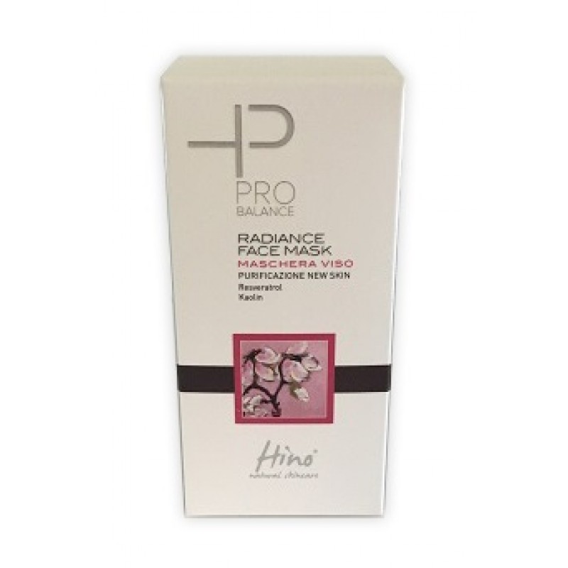 HINO NATURAL SKINCARE PRO BALANCE RADIANCE FACE MASK MASCHERA VISO 50 ML