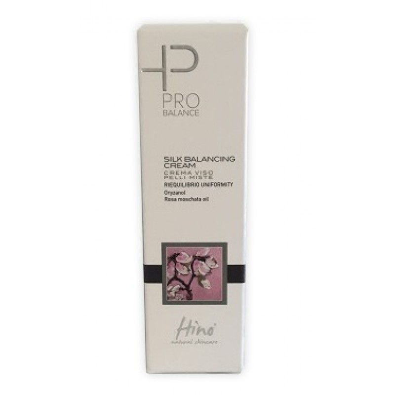 HINO NATURAL SKINCARE PRO BALANCE SILK BALANCING CREAM CREMA VISO PELLI MISTE 50 ML