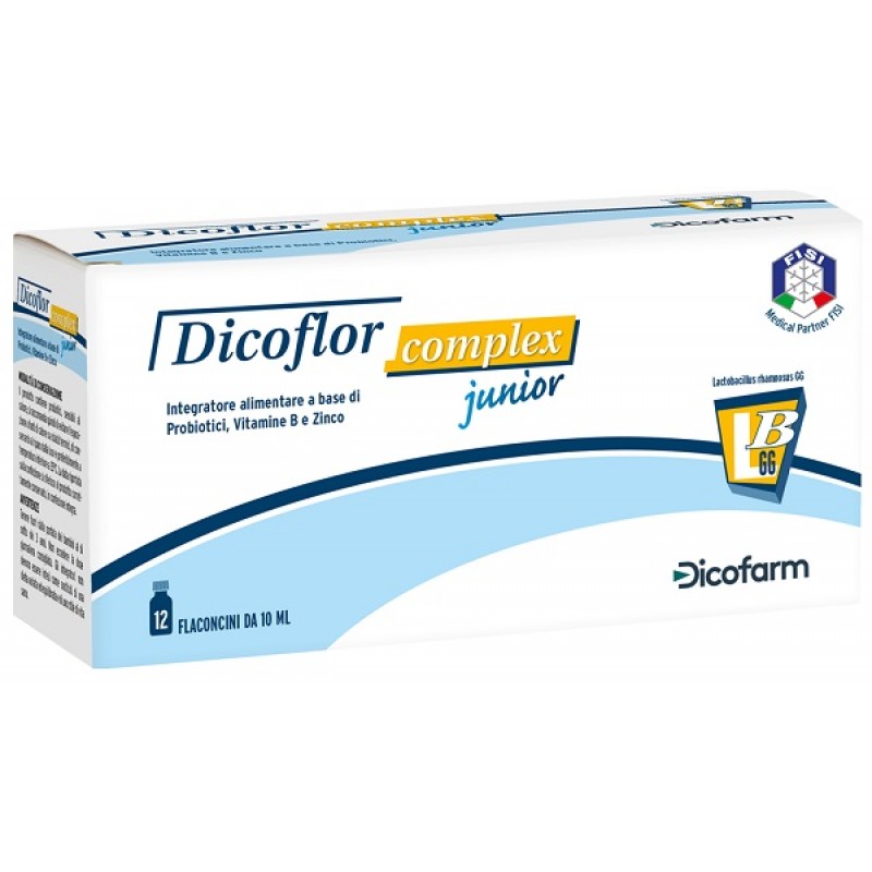 DICOFLOR COMPLEX JUNIOR 12 FLACONI DA 10 ML