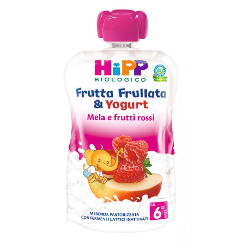 HIPP FRUTTA FRULLATA YOGURT MELA FROSSI 90 G