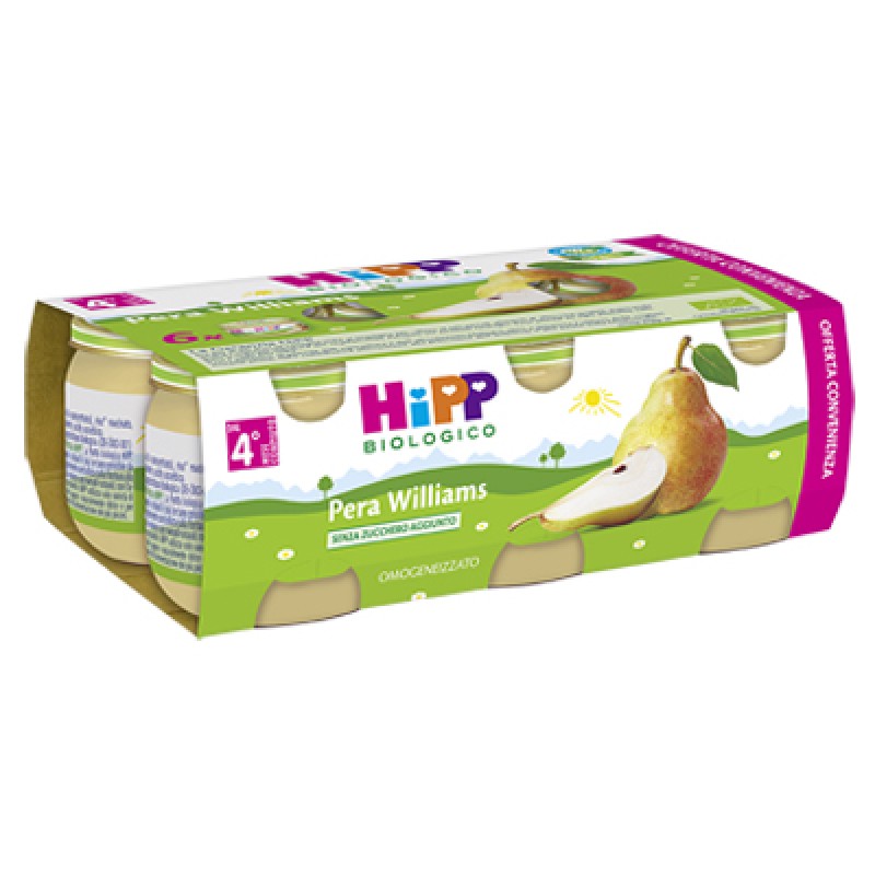 HIPP BIO OMOGENEIZZATO PERA WILLIAMS 100% 6X80 G