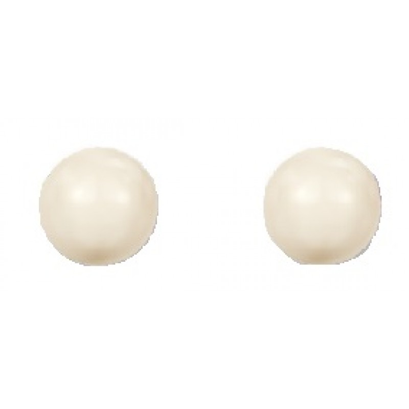 ORECCHINO PERLA 8MM CREAM