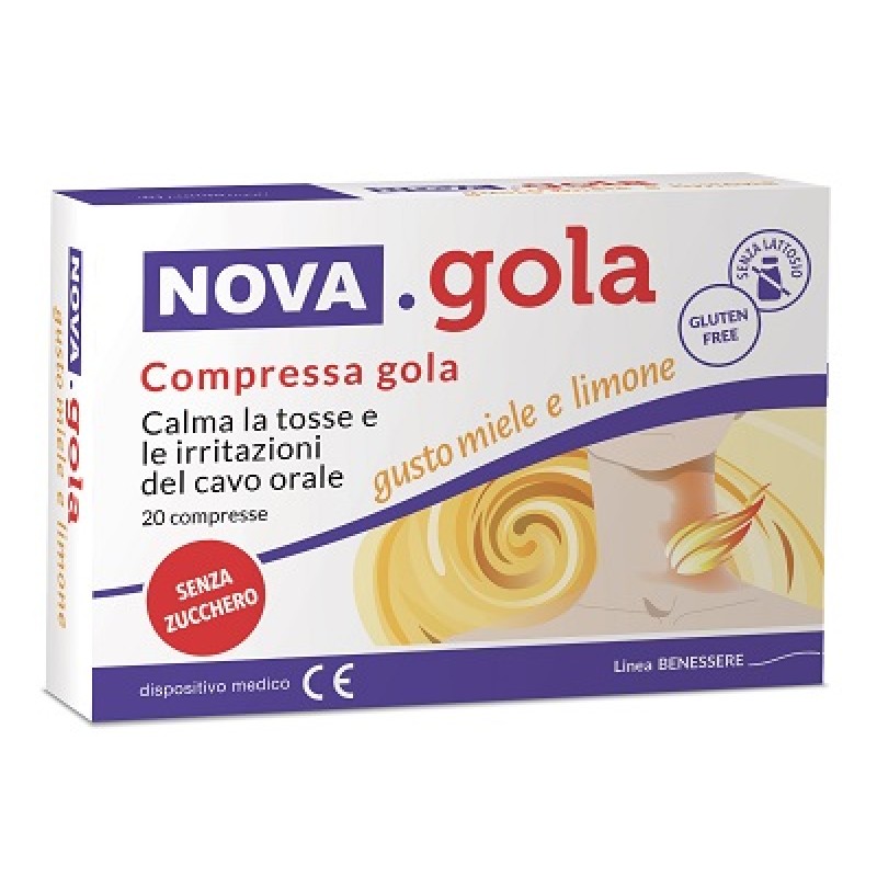 NOVA GOLA LIMONE/MIELE 20 COMPRESSE