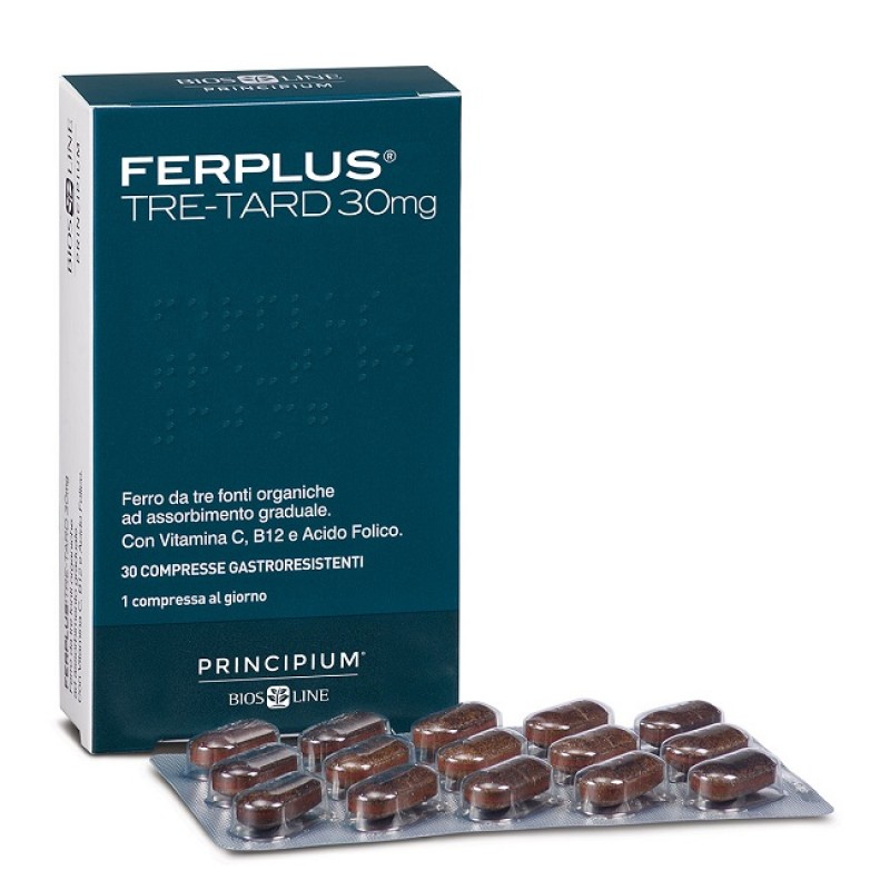 PRINCIPIUM FERPLUS TRE RETARD 30MG 30 COMPRESSE