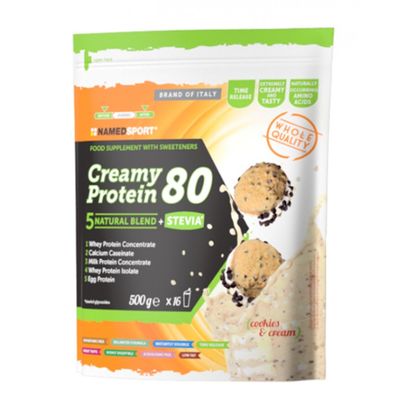 CREAMY PROTEIN 80 COOKIES & CREAM 500 G