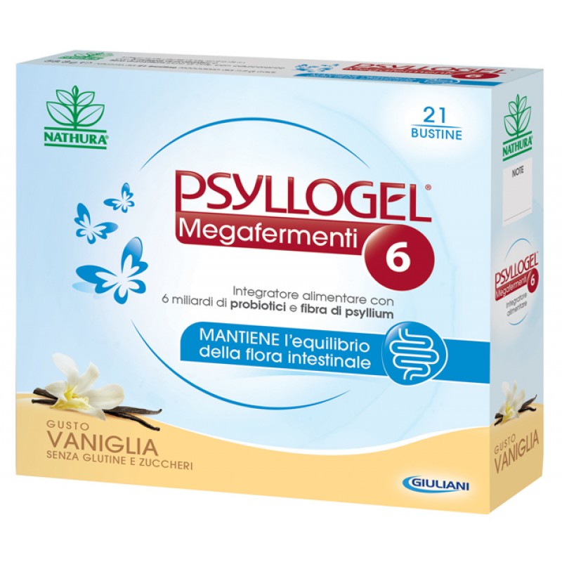 PSYLLOGEL MEGAFERMENTI 6 VANIGLIA 21 BUSTINE