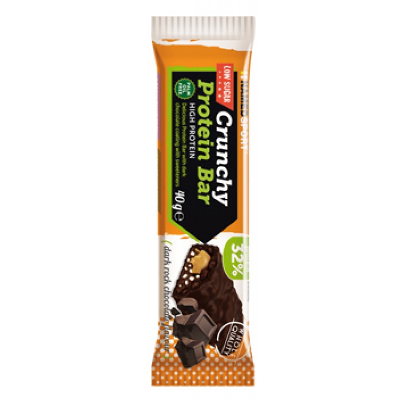 CRUNCHY PROTEINBAR DARK ROCK CHOCOLATE BARRETTA 40 G