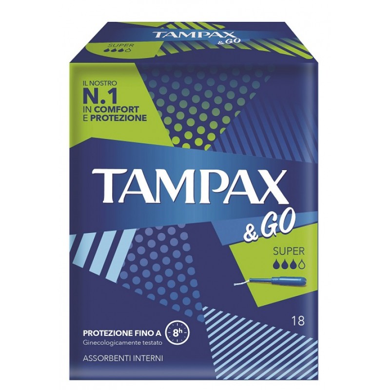 TAMPAX&GO SUPER 18 PEZZI