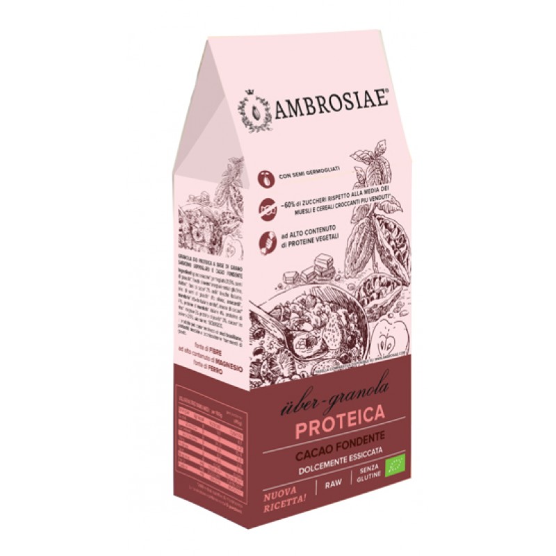 UBERGRANOLA PROTEICA CACAO FONDENTE 250 G