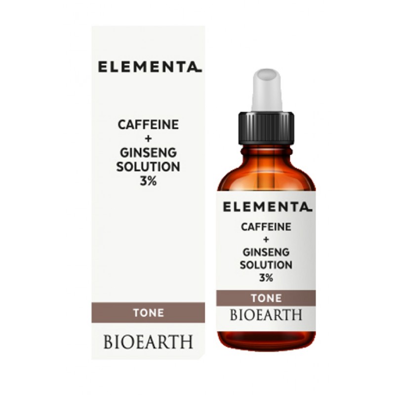 ELEMENTA CAFFEINE + GINSENG SOLUTION 3% TONE 15 ML