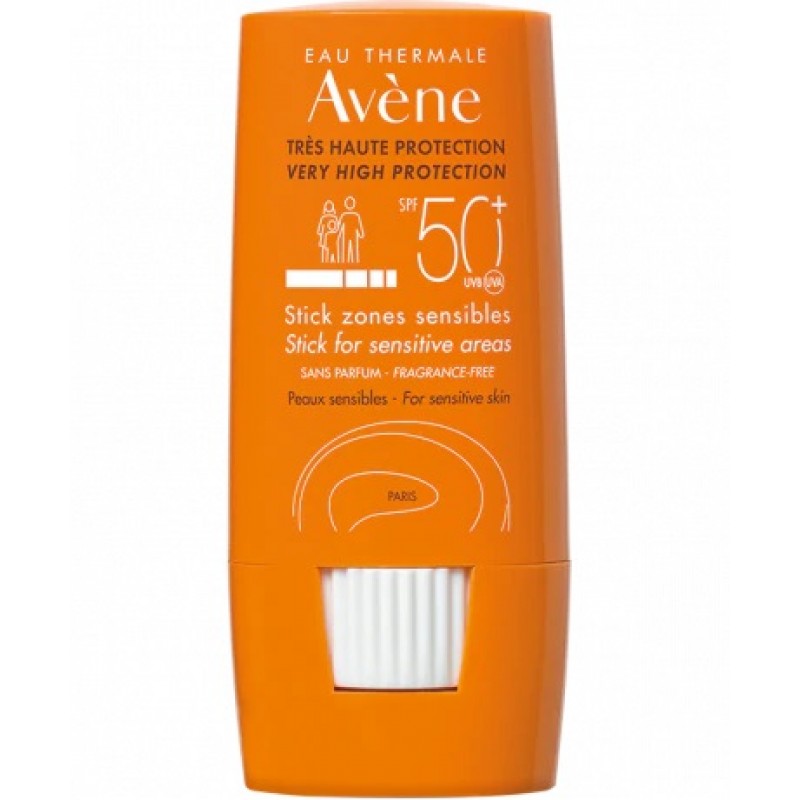 AVENE EAU THERMALE STICK LARGE ZONE SENSIBILI 50+ 8 G