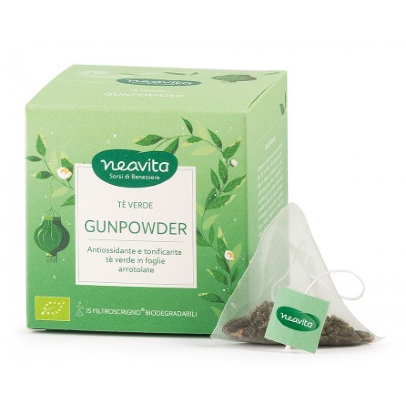 NEAVITA FILTROSCRIGNO TE' GUNPOWDER BIO 15 FILTRI DA 2 G