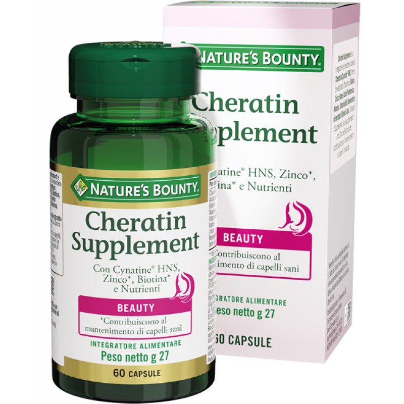 NATURE'S BOUNTY CHERATIN SUPPLEMENT 60 CAPSULE
