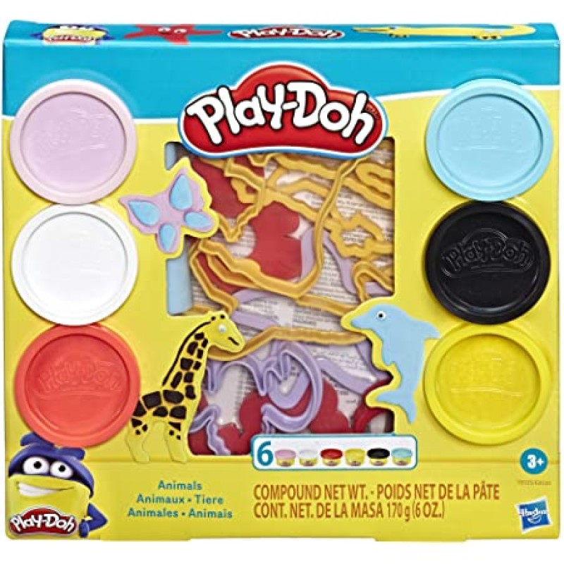 HASBRO PLAY DOH FORME DIVERTENTI ANIMALI