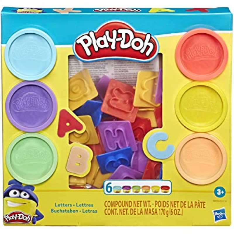 HASBRO PLAY DOH FORME DIVERTENTI LETTERE