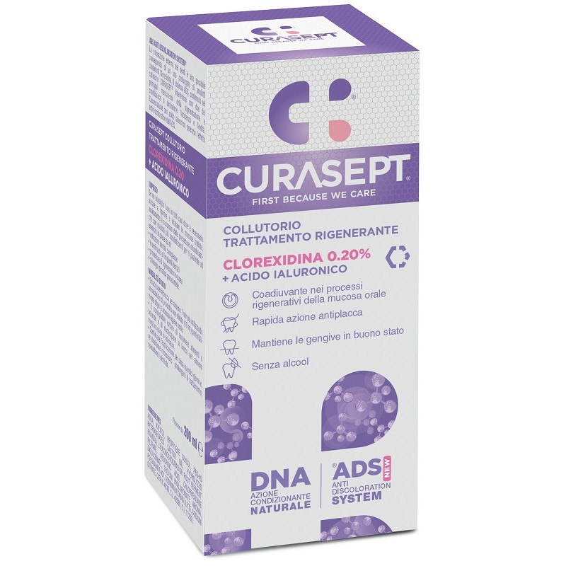 CURASEPT COLLUTORIO ADS DNA TRATTAMENTO RIGENERANTE 200 ML
