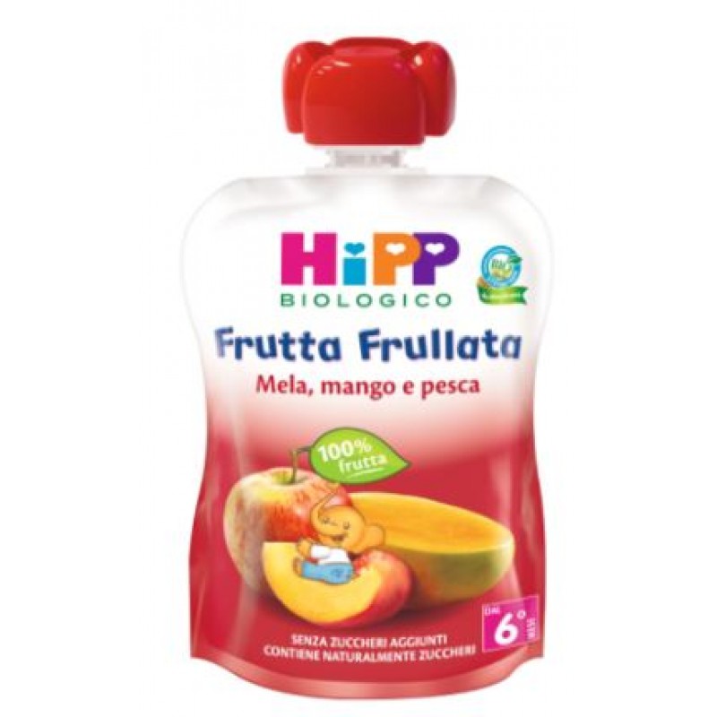 HIPP FRUTTA FRULLATA MELA/MANGO/PESCA 90 G