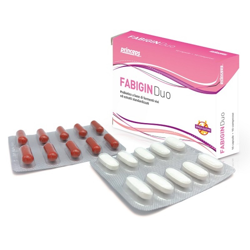 FABIGIN DUO 10 CAPSULE 10 COMPRESSE