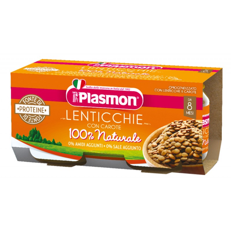 PLASMON OMOGENEIZZATO LENTICCHIE 2 X 80 G