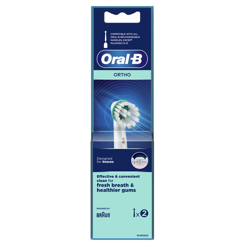 ORALB ORTHO OD17 TESTINA PER SPAZZOLINO ELETTRICO 2 PEZZI