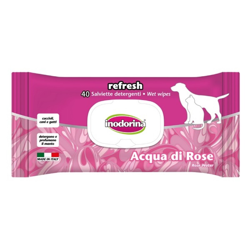 SALVIETTE ROSA INODORINA 40 PEZZI