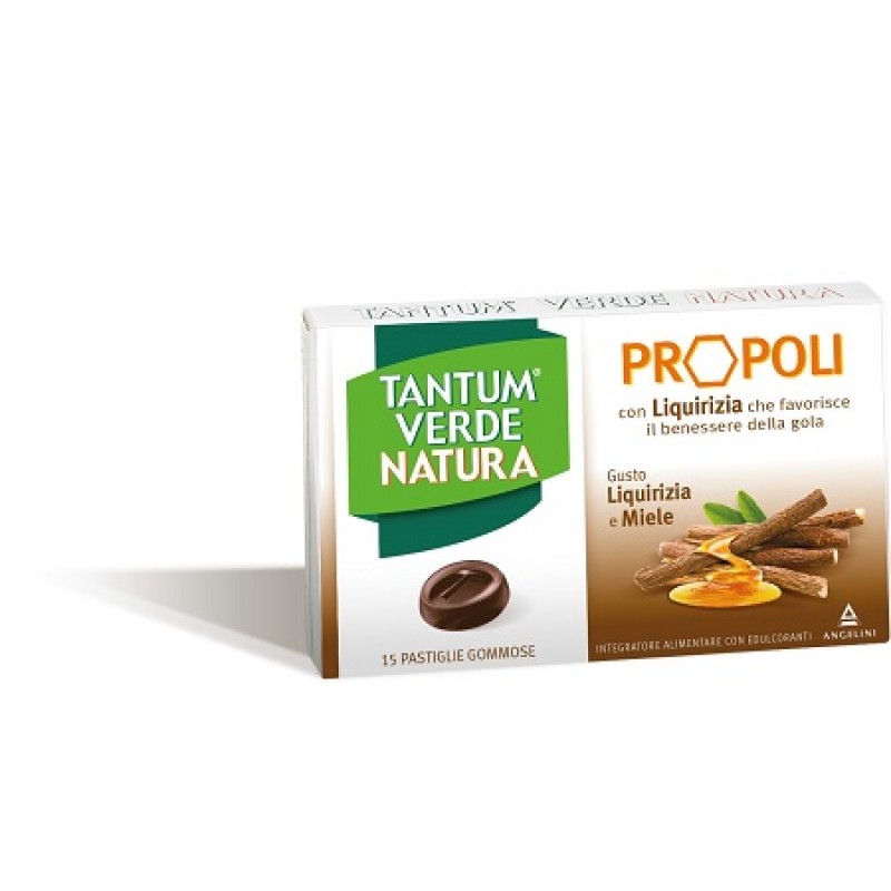 TANTUM VERDE NATURA 15 PASTIGLIE LIQUIRIZIA