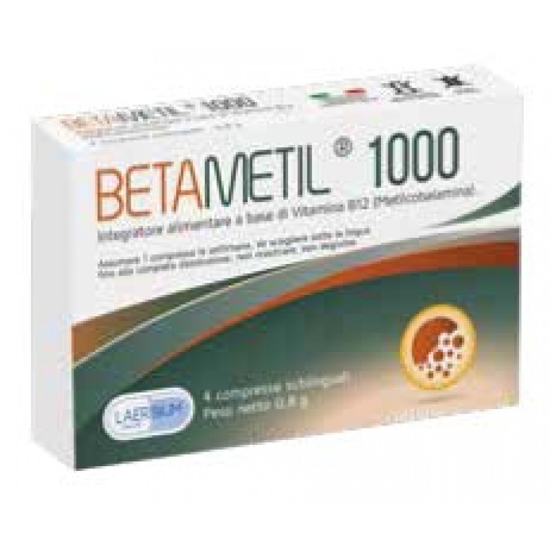 BETAMETIL 1000 4 COMPRESSE SUBLINGUALI