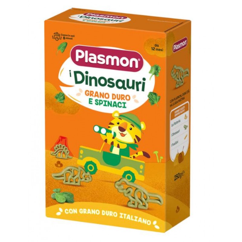 PLASMON PASTA DINOSAURI E SPINACI 250 G