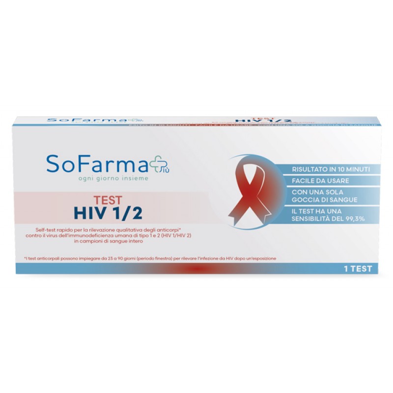 SOFARMAPIU' TEST AUTODIAGNOSTICO HIV 1/2