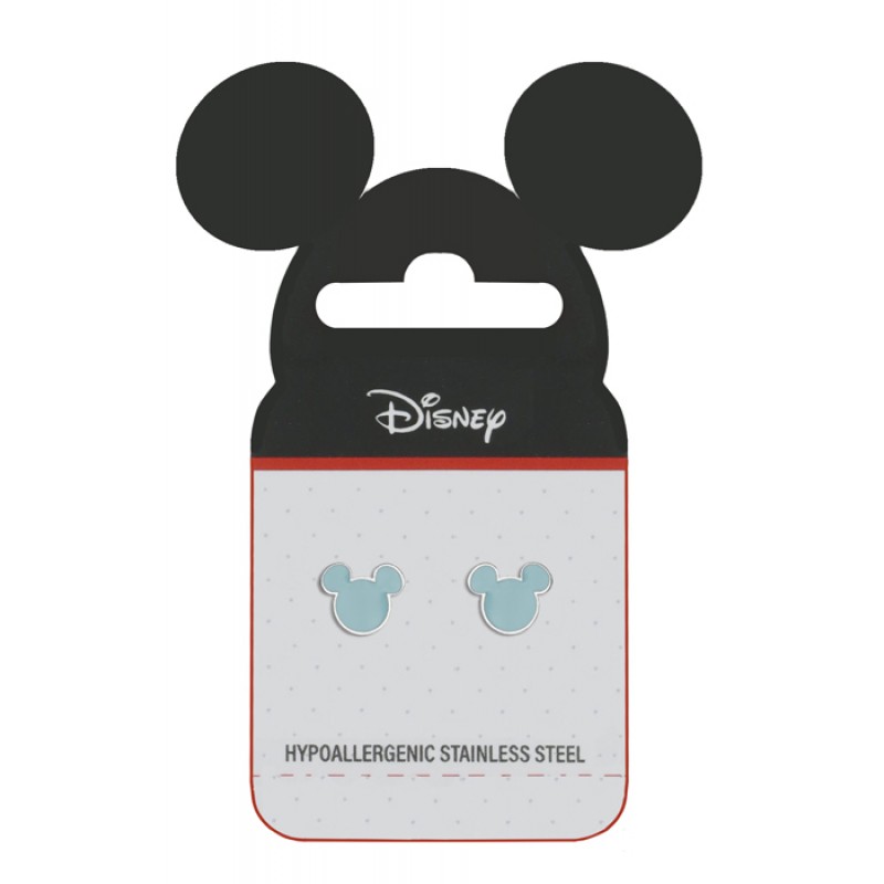 DISNEY ORECCHINO MICKEY SMALTO AZZURRO TAGLIO PREZZO