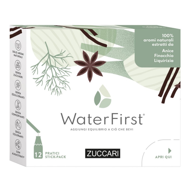 WATER FIRST ANICE-FINOCCHIA-LIQUIRIZIA 12 STICK PACK