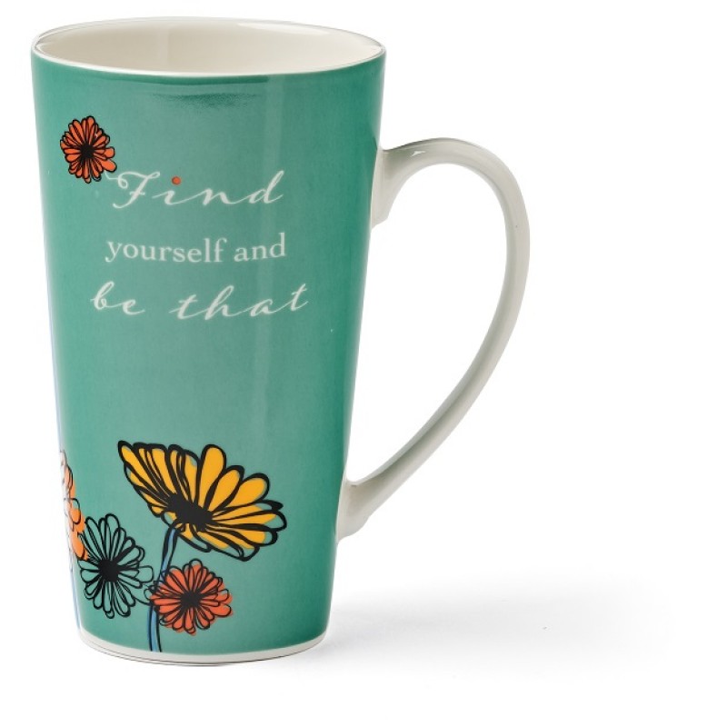 NEAVITA MUG ALTA WINTER FLOWERS VERDE CALENDULA