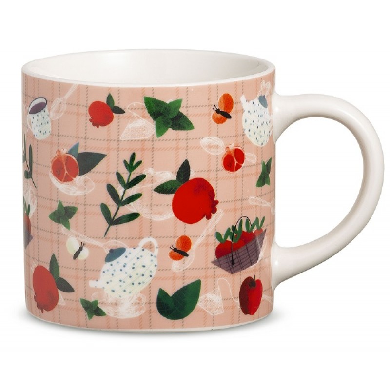 NEAVITA MUG HAPPY FRUITS ROSA