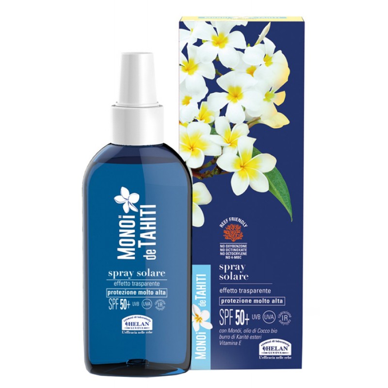 MONOI DE TAHITI SPRAY SOLARE EFFETTO TRASPARENTE SPF50+ 150 ML