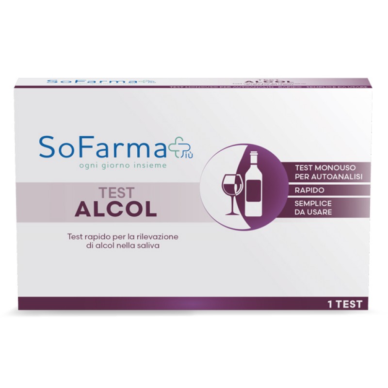 TEST RAPIDO SOFARMAPIU' ALCOL AUTODIAGNOSTICO