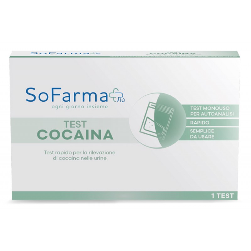 TEST RAPIDO SOFARMAPIU' COCAINA AUTODIAGNOSTICO