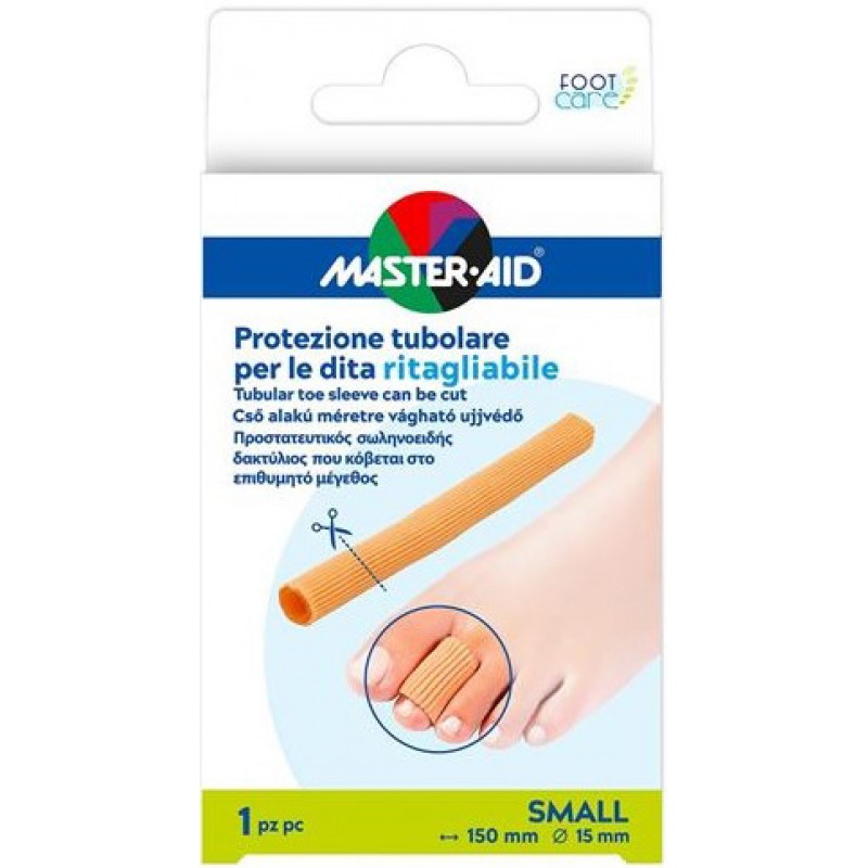 PROTEZIONE TUBOLARE MASTER-AID FOOTCARE RITAGLIABILE 15 CM 15 MM SMALL C6