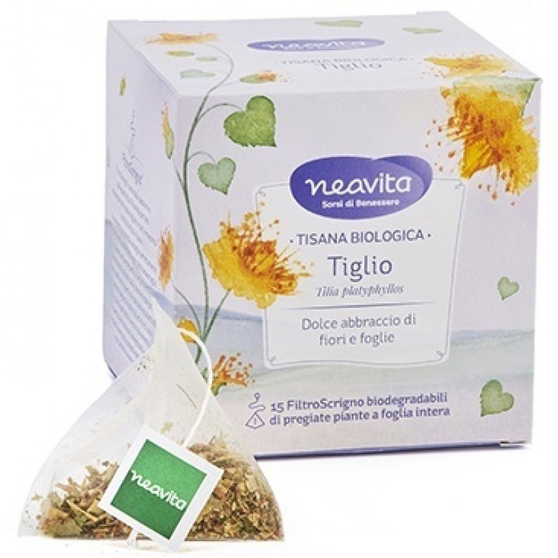 NEAVITA FILTROSCRIGNO TIGLIO FIORI E BRATTEE 15 FILTRI DA 1,8 G