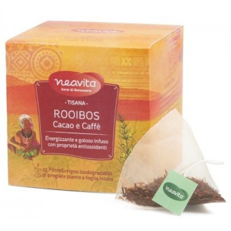 NEAVITA FILTROSCRIGNO ROOIBOS CACAO E CAFFE' 15 FILTRI